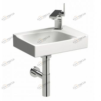 127045000 Подвесная раковина настенная прямоугольная Keramag  белая 