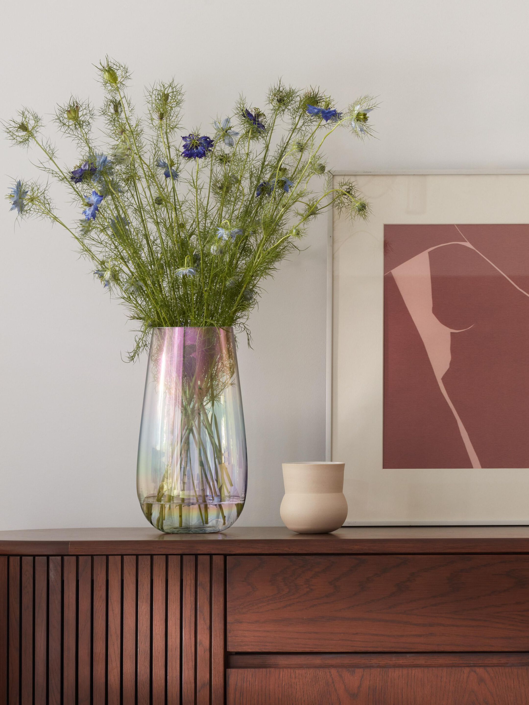 Круглая выдувная стеклянная ваза-H28cm LSA Pearl ARCH-00136492 - Вид №2