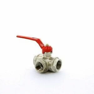 Кран шаровый ITAP 3-ходовой 3/4" тип L ручка