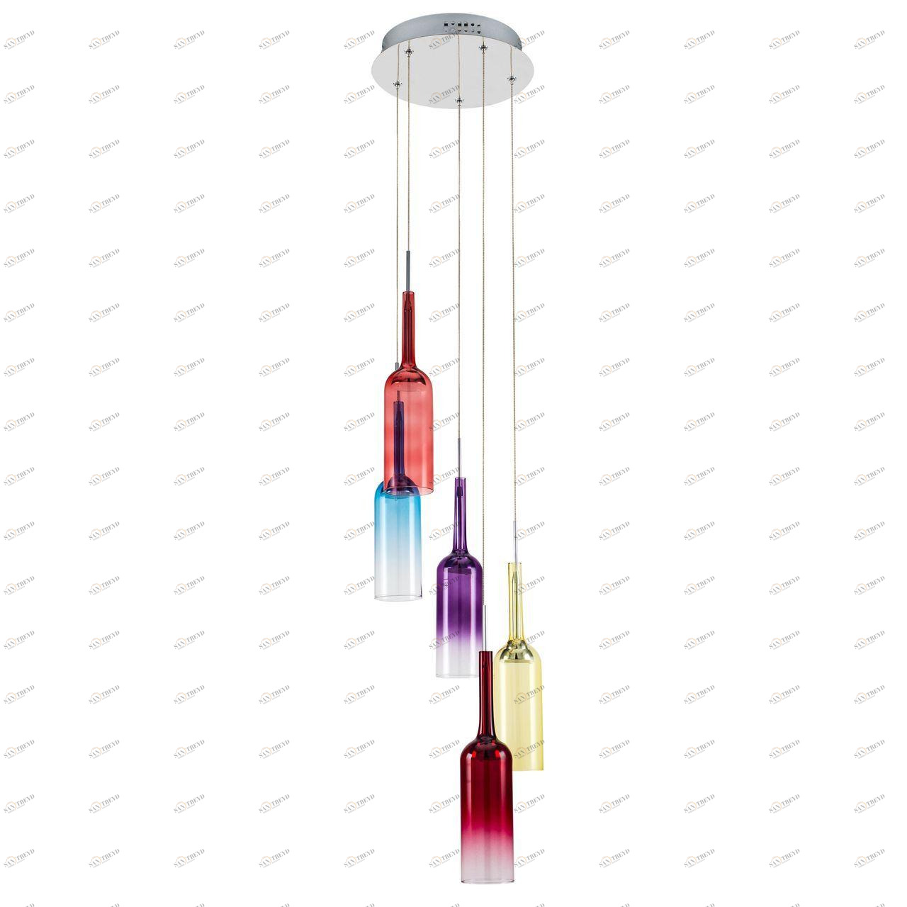 Подвесной светодиодный светильник Spot Light Bottle 1185528 SPOT LIGHT ДИЗАЙНЕРСКИЕ, BOTTLE 108321 Разноцветный 