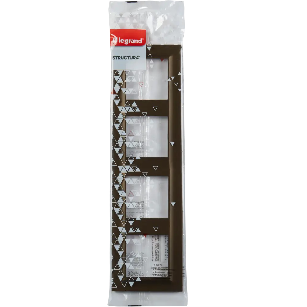 Рамка Legrand Structura для розеток и выключателей в стиле магнезиум 82569255 STLM-0030236 - Вид №3