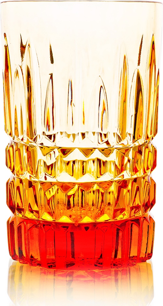 10634966 Гусевской Хрустальный Завод им. Мальцова Стакан ГХЗ Чайный Медовый Спас 250мл, чайный, хрусталь Хрусталь 