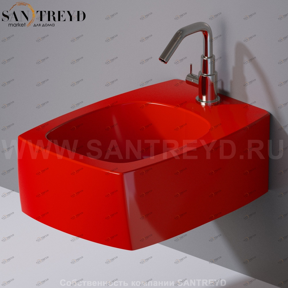 S572125 Биде подвесное SQUARE A. e T. Italia AeT ITALIA