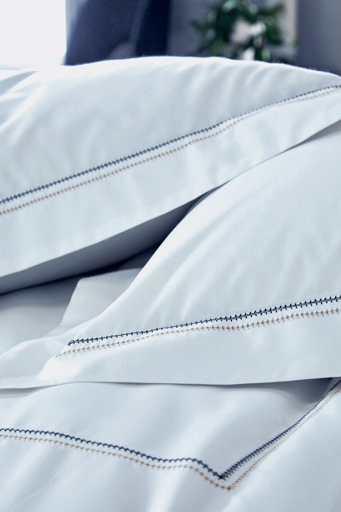 SOUVENIRS_AR_155 КПБ 2/155/220 прост 240/300 2 нав 50/73 перкаль 200TC (в подарочной коробке) Blanc des Vosges Santreyd 