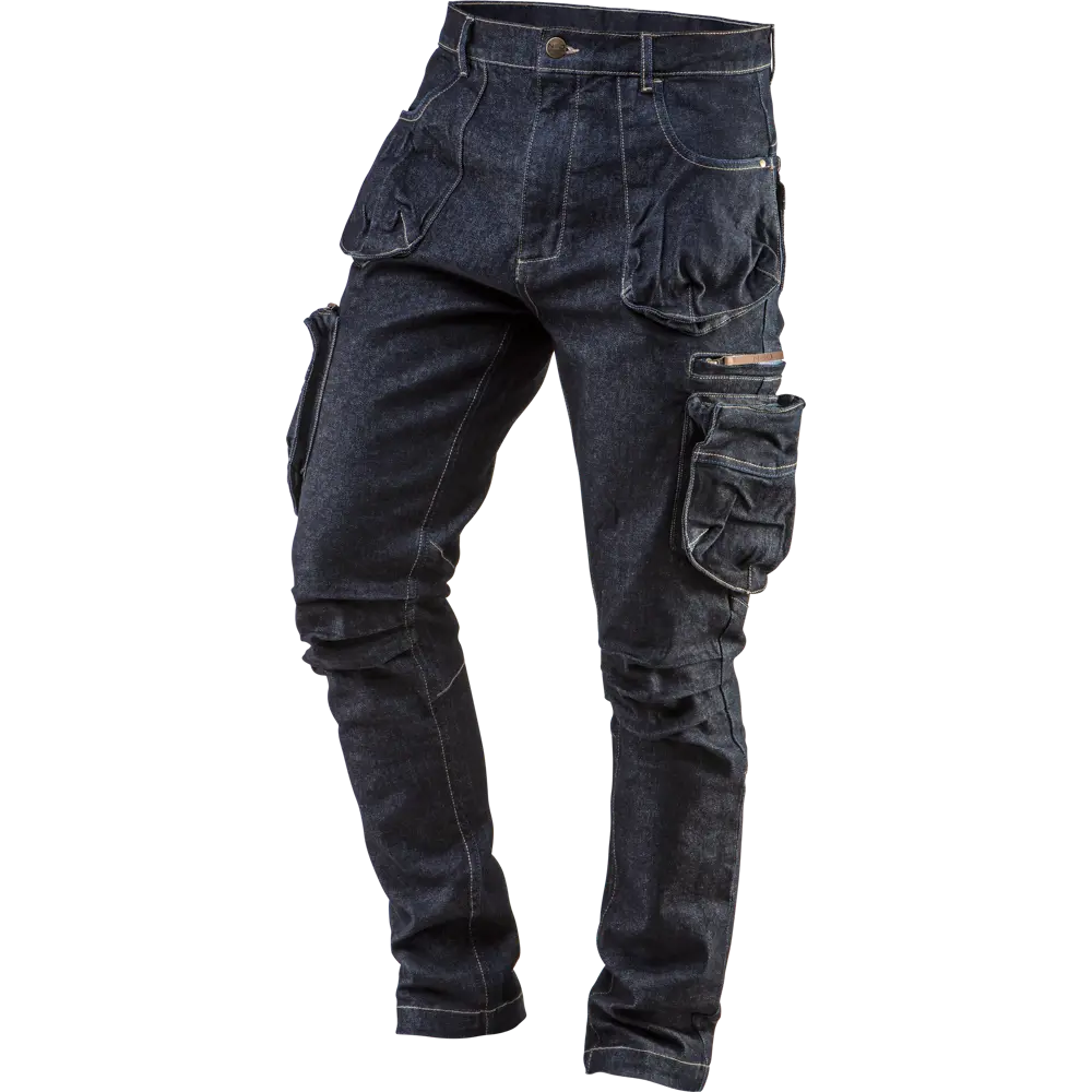 Брюки рабочие 5 карманов Neo Tools Denim темно-синие размер XS рост 170 84789474 STLM-2151283 