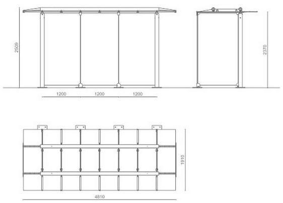 Metalco Стальной навес sun-id-1406279 - Вид №4