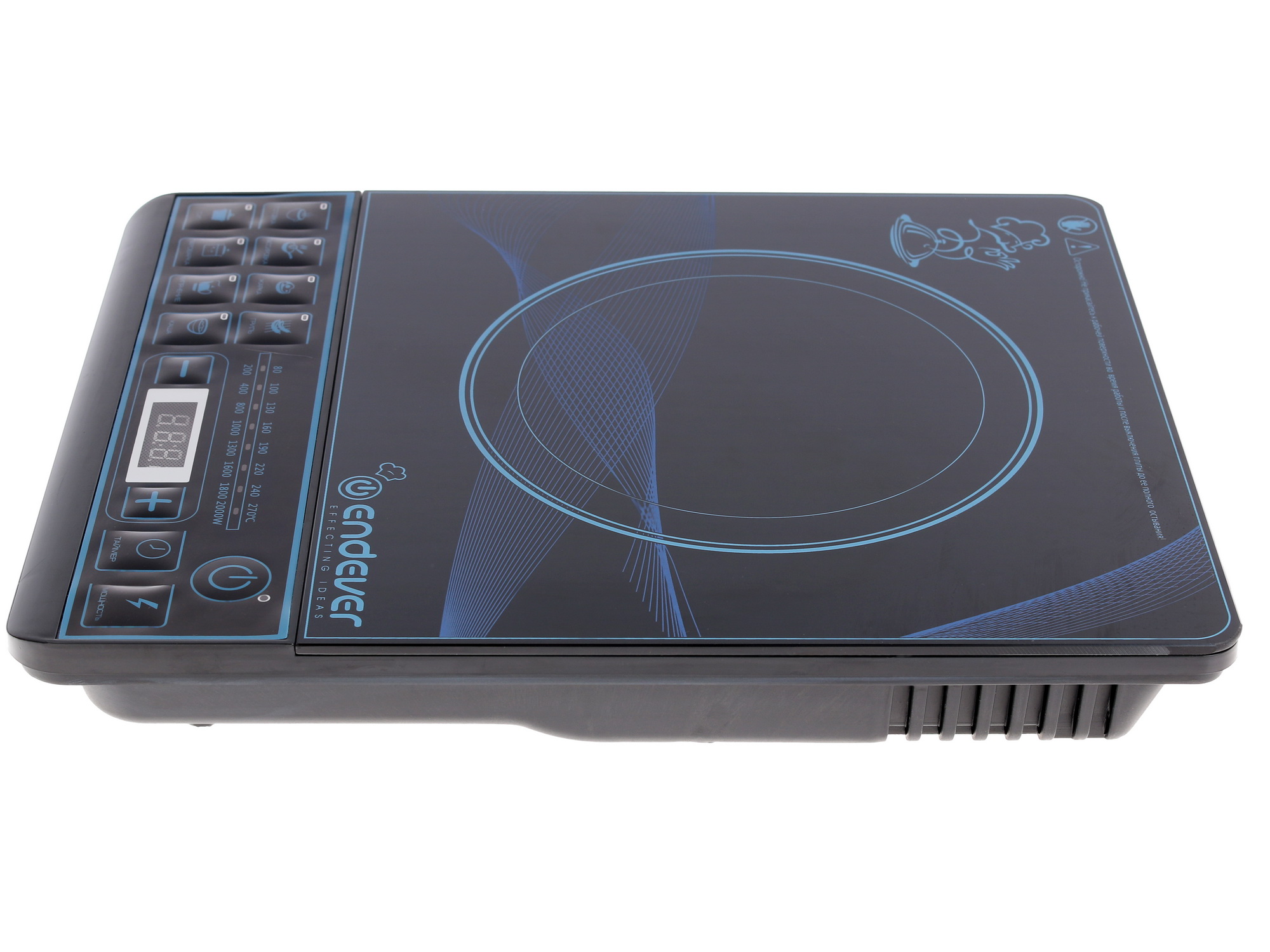 1041309 Плита компактная электрическая Endever SkyLine IP-28 черный STDN-0028296 - Вид №5