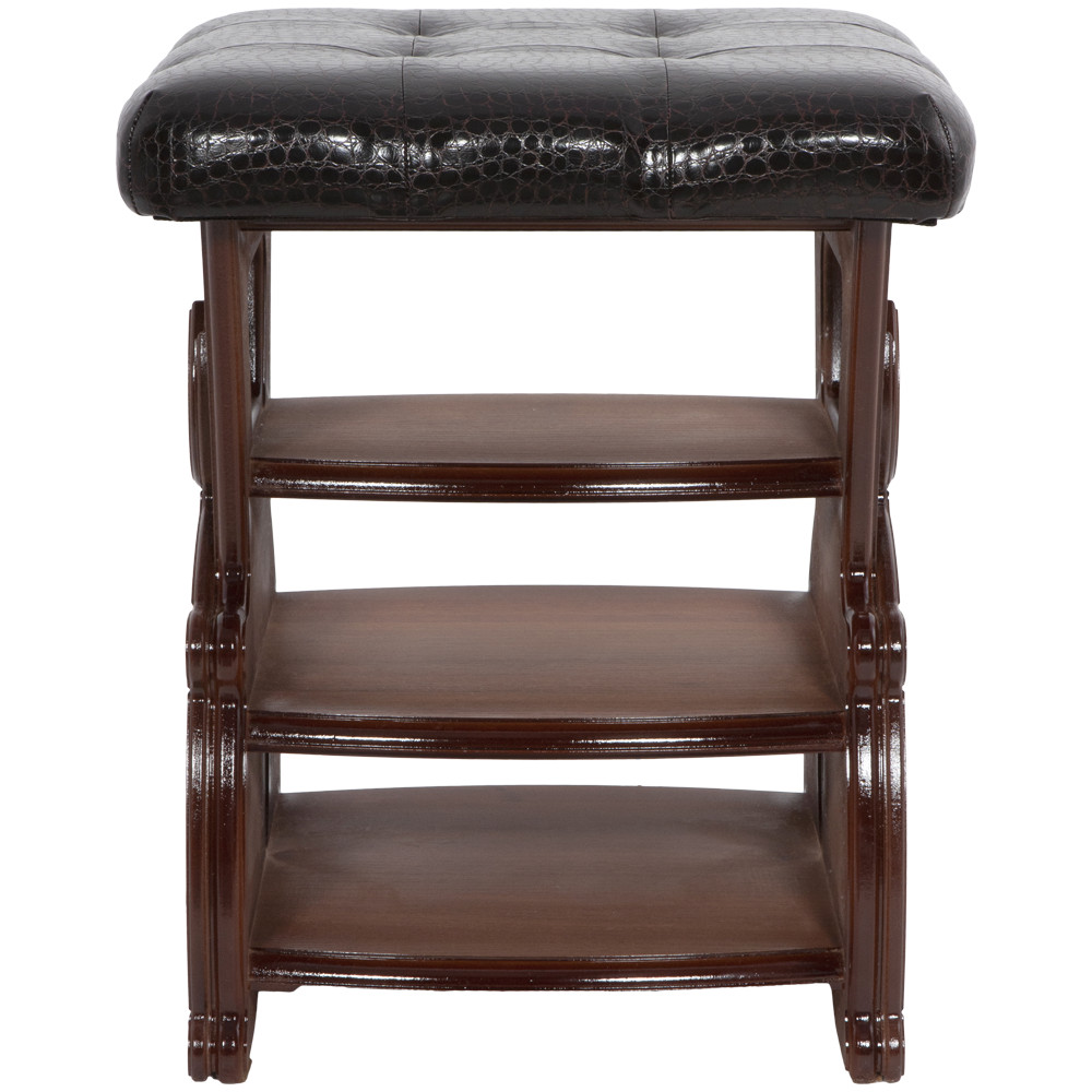 11179 Табурет Марта 3 Шоколад Рептилия BOGACHO  - Вид №4