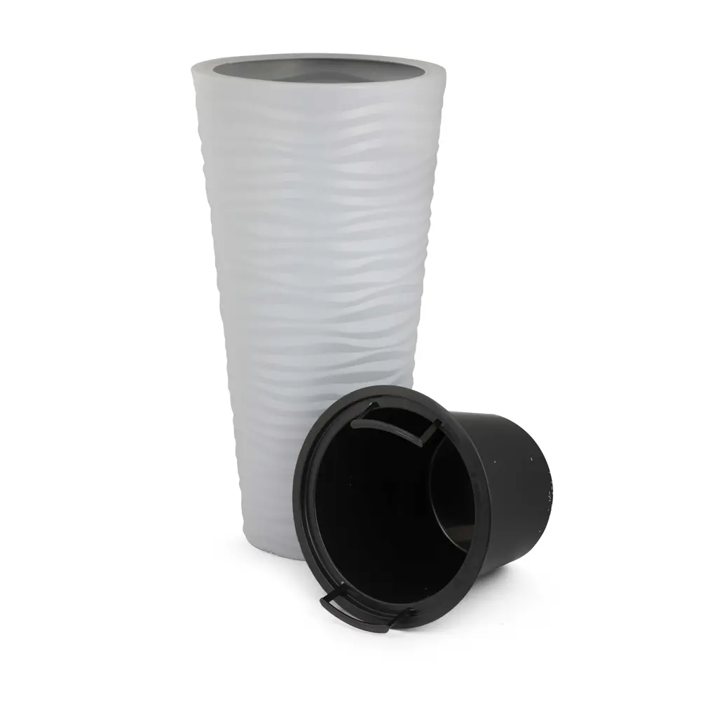 Кашпо Оазис ø35 h68.5 см v43 л пластик серый Santreyd STLM-2013807 - Вид №2