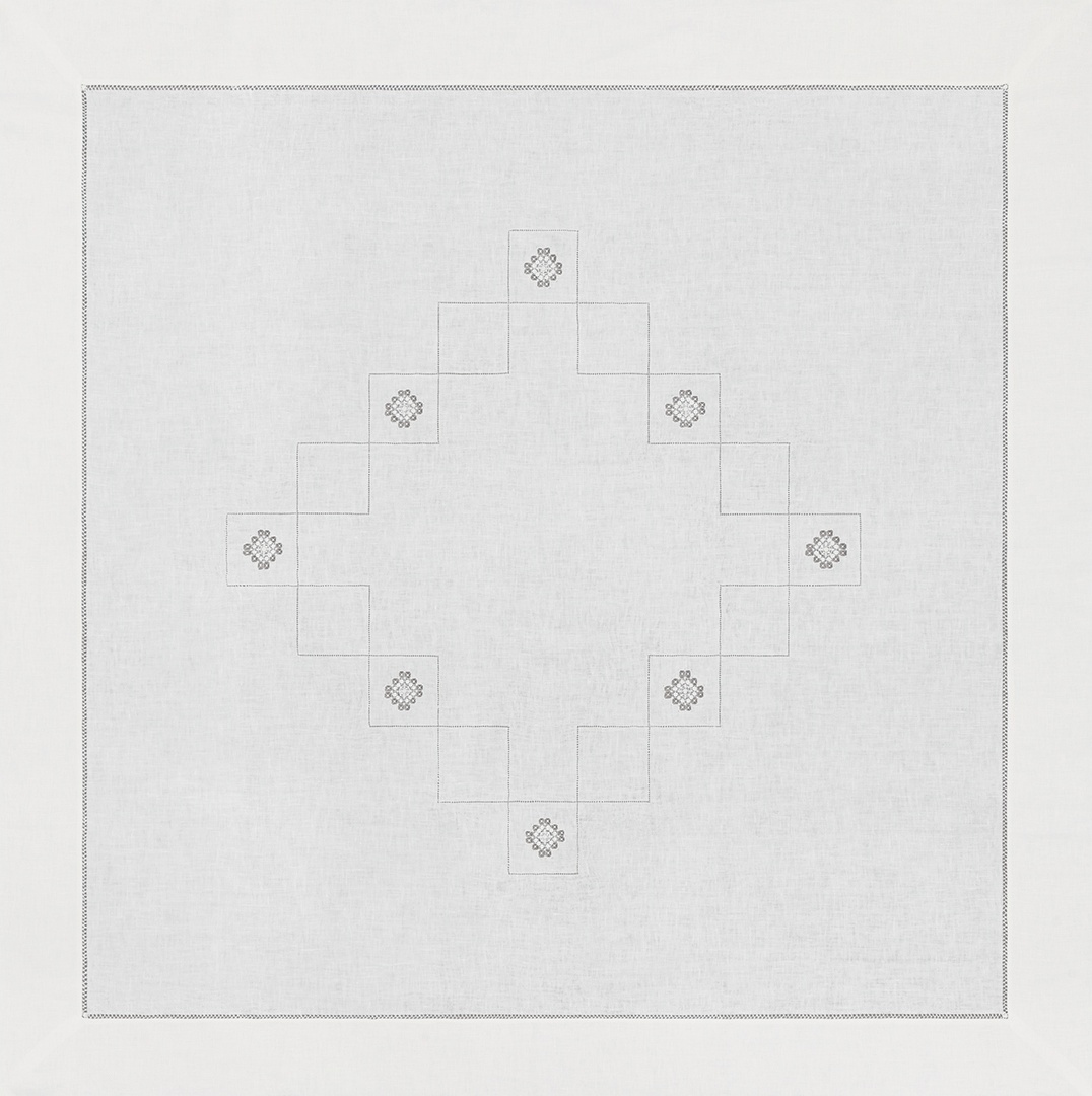 10616536 Крестецкая строчка Скатерть 150x150см Ткань 