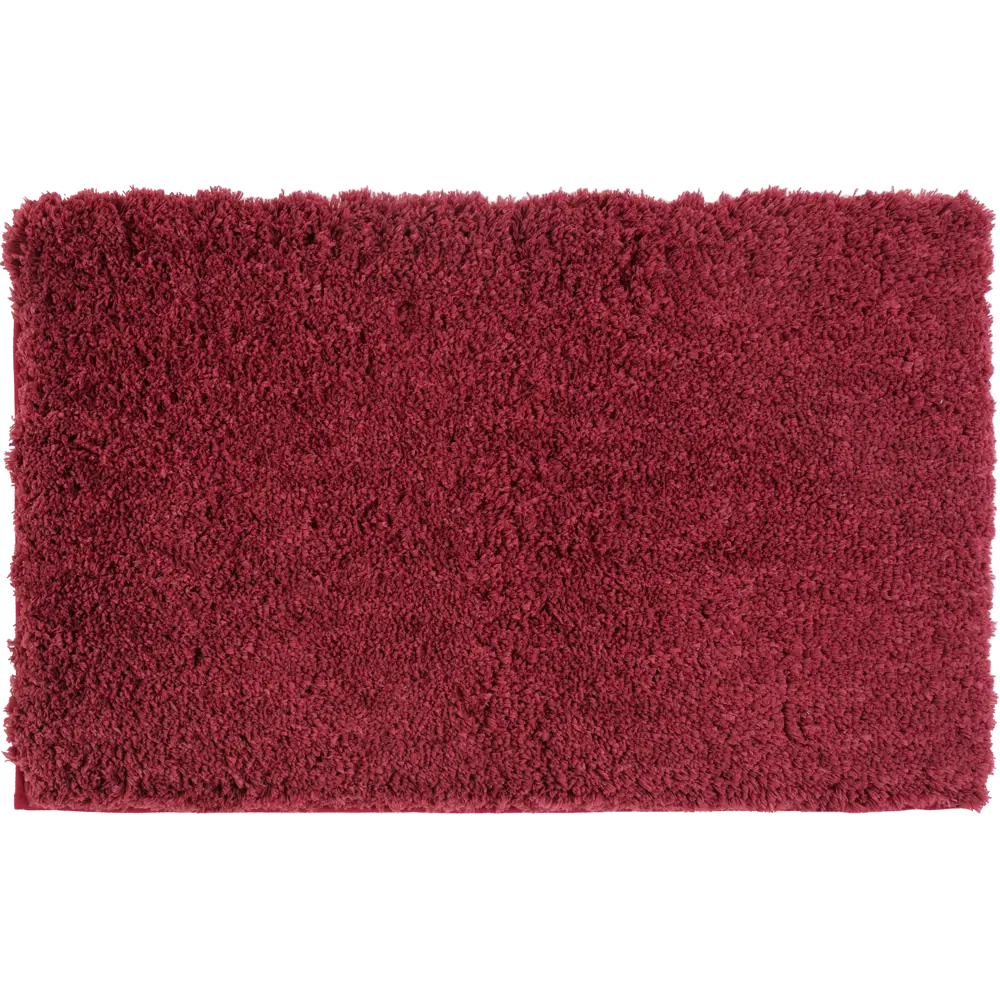 Коврик для ванной Swensa Lungo 80x50 см цвет тёмно-красный Presto STLM-2161477