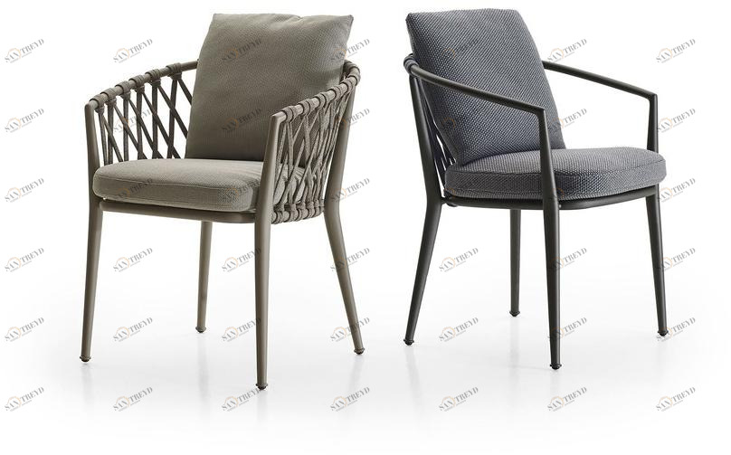 B&B Italia Outdoor Садовый стул из мягкой ткани с подлокотниками Erica sun-id-1439866