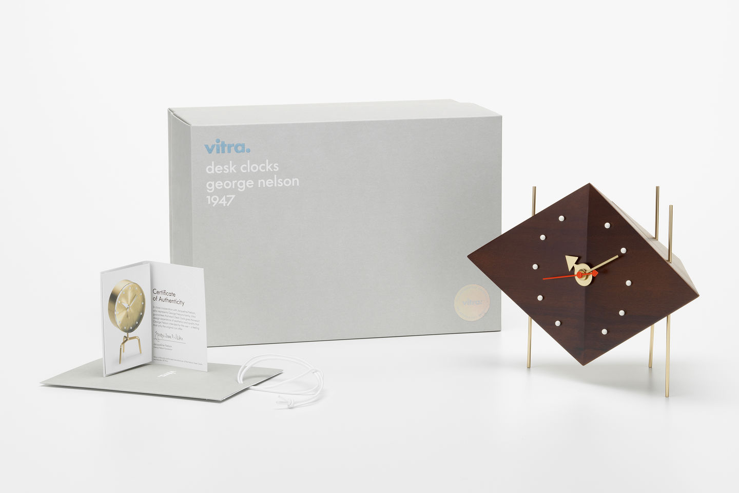 VITRA Настольные часы - Diamond Clock George Nelson, 1947/1953 Vitraglobal sun-id-1986553 - Вид №3