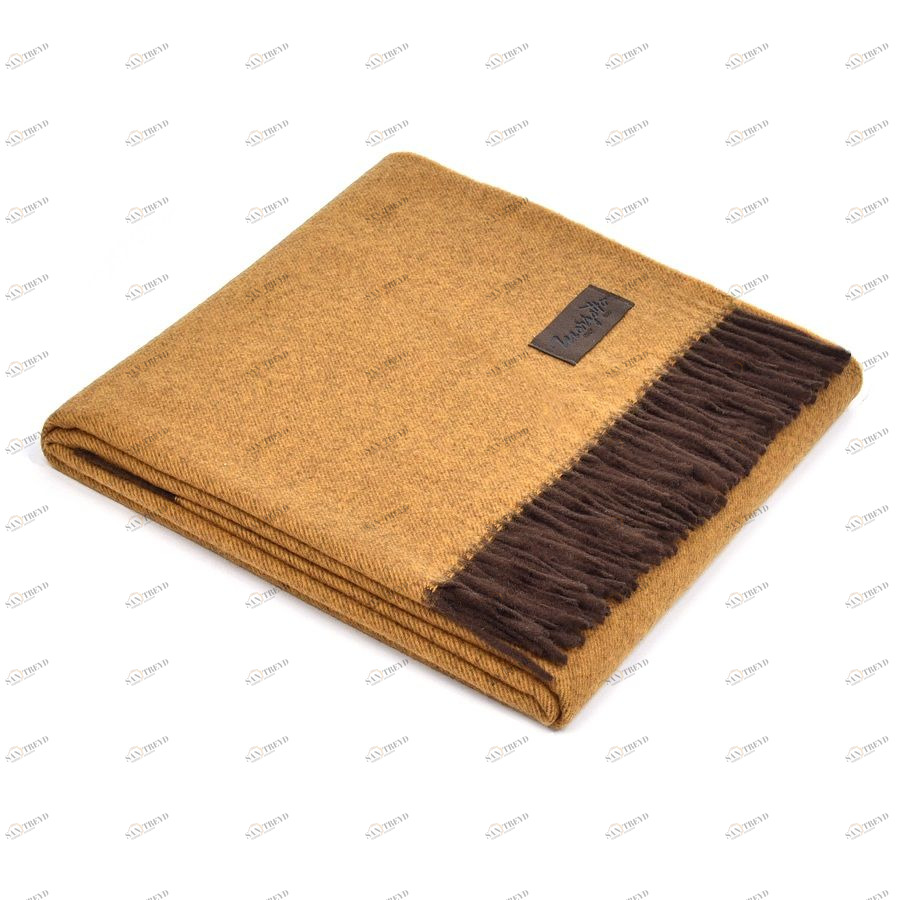 Плед Ermes, 130х180 см, горчичный MARZOTTO ERMES1310