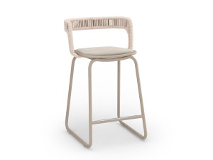 Алюминиевый высокий садовый стул