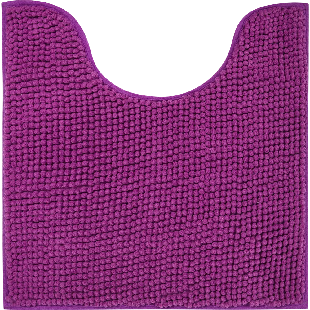 Коврик для туалета Merci 45x45 см цвет фиолетовый Santreyd STLM-2094188