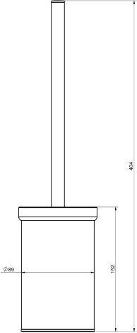 70225A Ерш подвесной цвет хром LANGBERGER Accessories - Вид №2