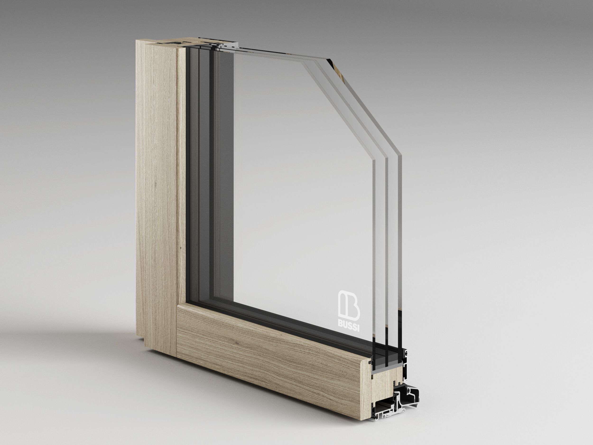 Деревянные и алюминиевые окна Bussi MINIMAL VISUALUX A ARCH-00076685