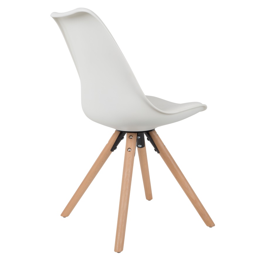 Стул Tryck белый White Label Living 1100278 - Вид №6