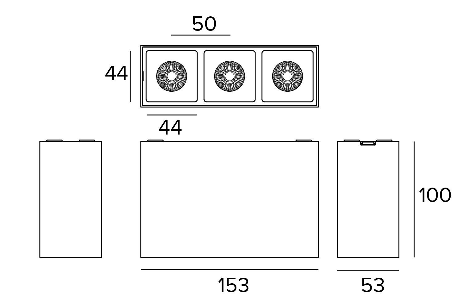 Несколько потолочных светодиодных прожекторов TARGETTI Oz ARCH-00089269 - Вид №3