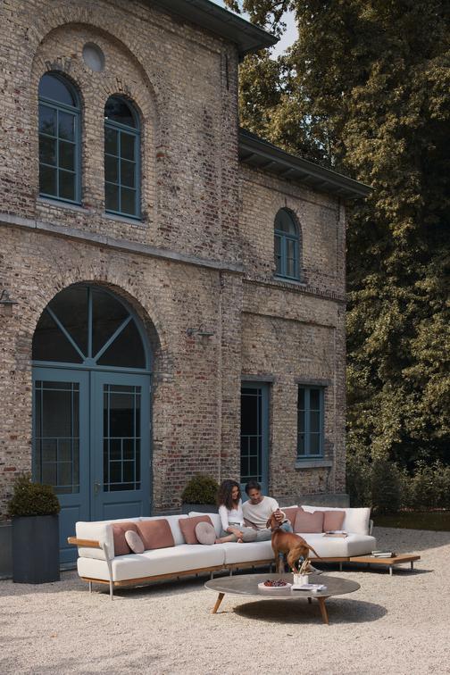 Двустороннее правое сиденье лава teak nero Manutti Flex MNST519 - Вид №22