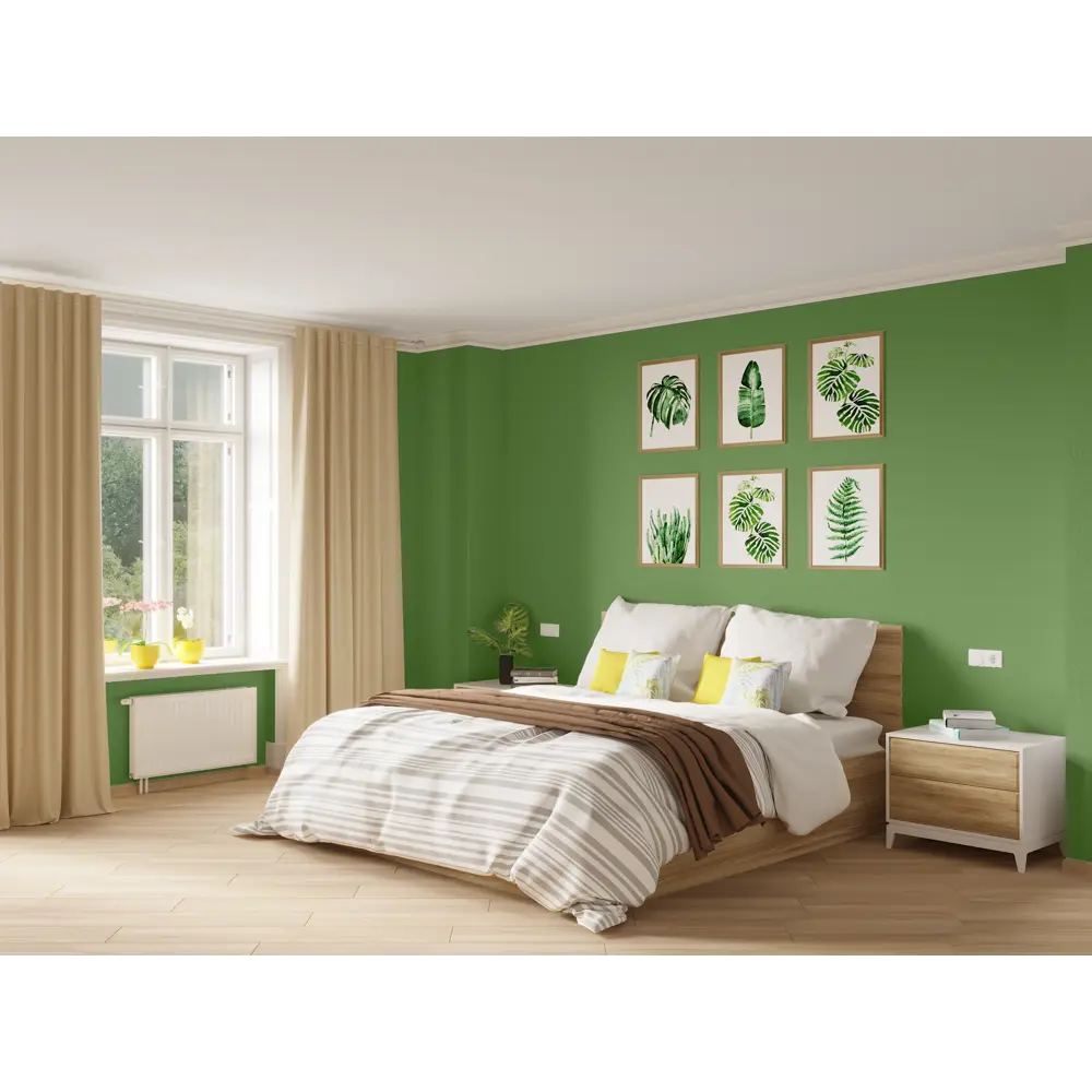 Краска для стен и потолков Trend Farbe цвет Луговая зелень 1 л Dufa STLM-2147103 - Вид №3