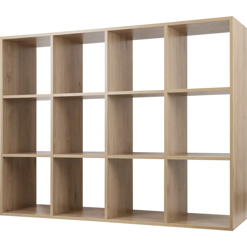 Стеллаж КУБ 12 секций 105х139х32 см ЛДСП цвет дуб Santreyd STLM-2199118