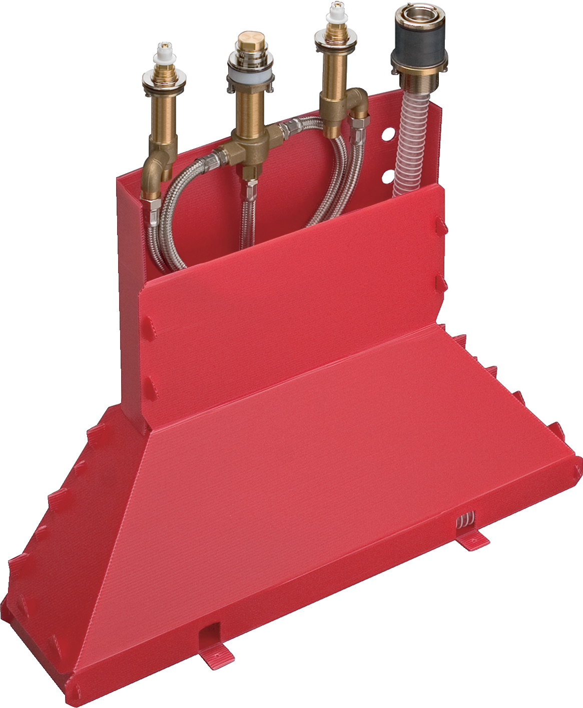 15480180 Базовый комплект для смесителя на край ванны AXOR на 4 отверстия 