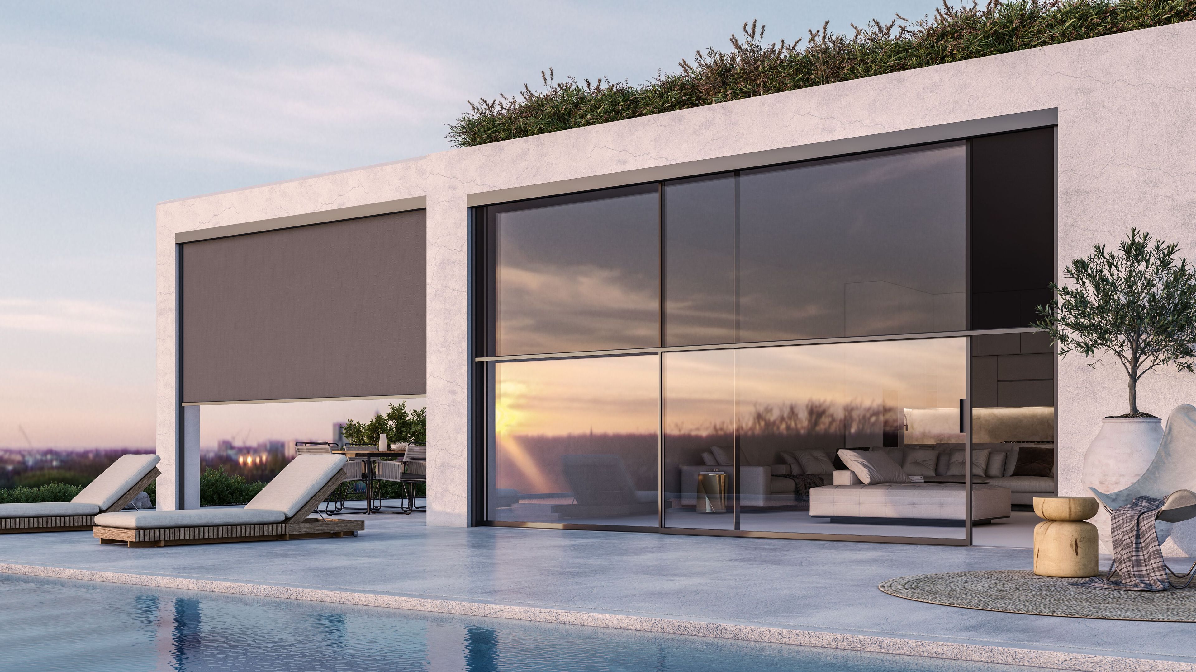 Навес с электроприводом Alumil Smartia systems ARCH-00043437 - Вид №3