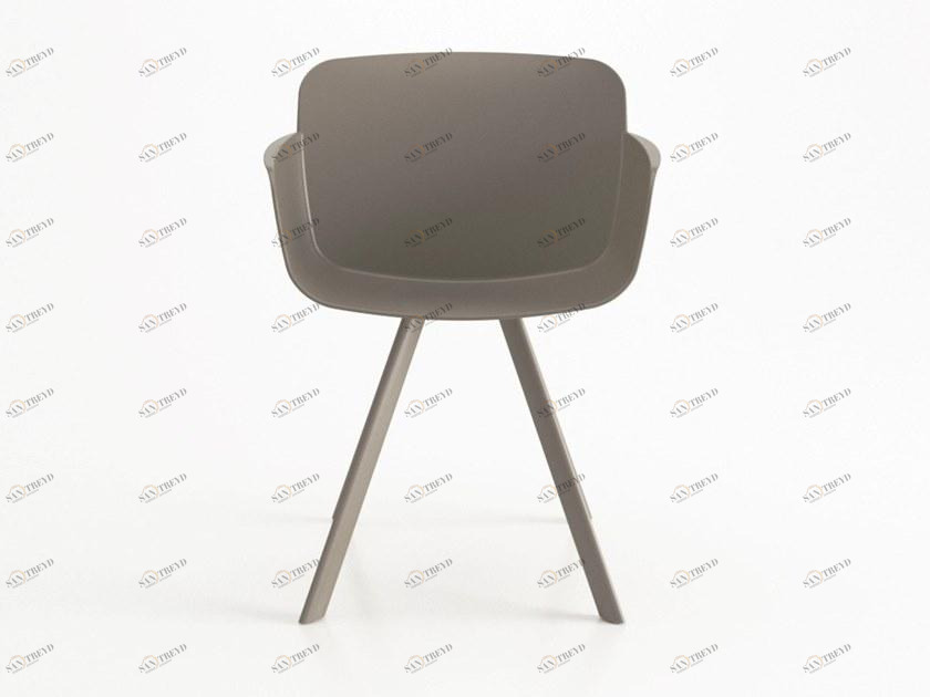 VAGHI Стул полипропиленовый с подлокотниками Libera Li2ot