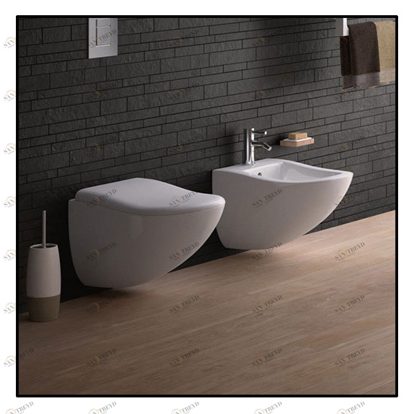 FLVSTL Подвесной унитаз настенный Белый Ceramica Cielo FLUID Италия