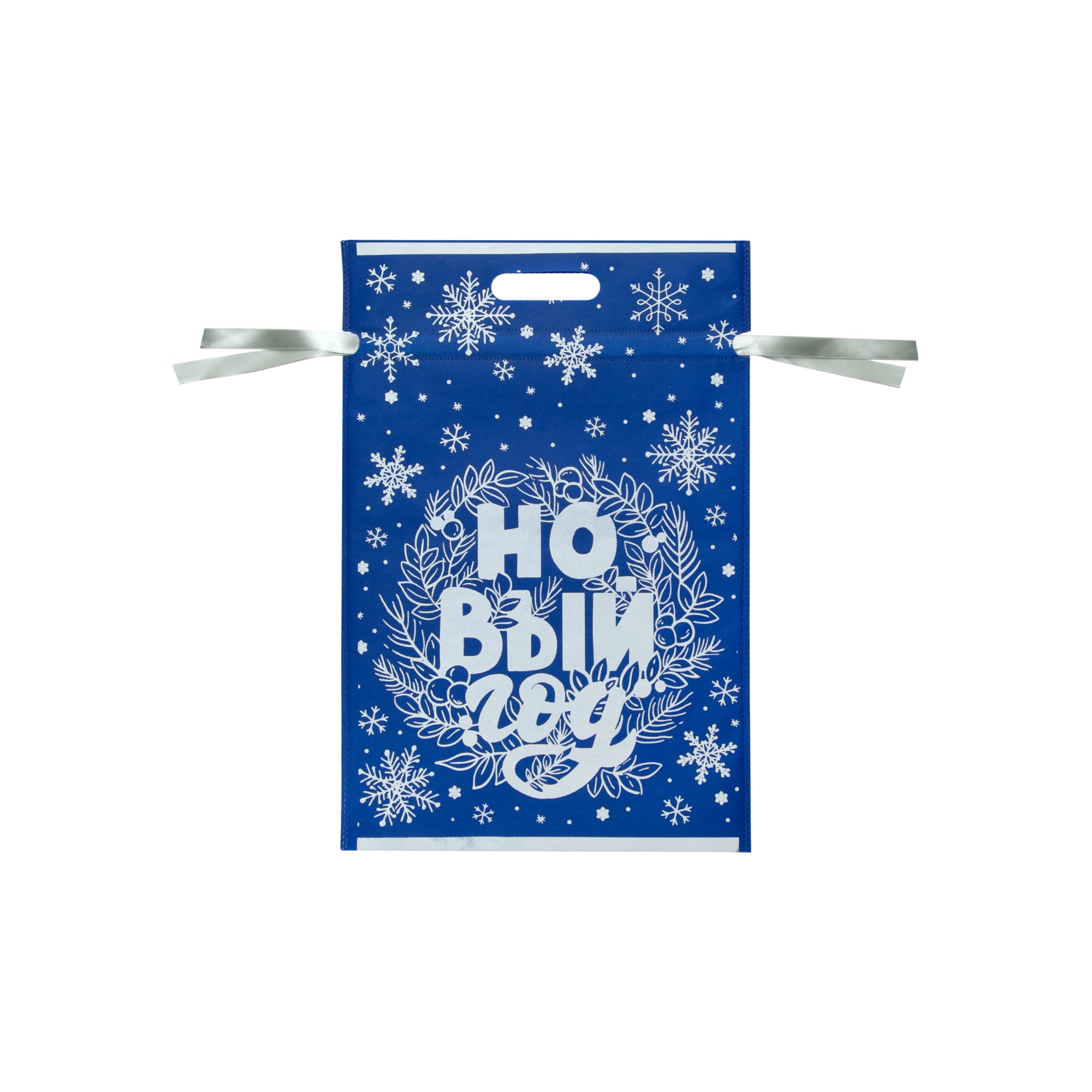 82801942 Мешочек с лентой синий 30х45 см Santreyd  - Вид №1