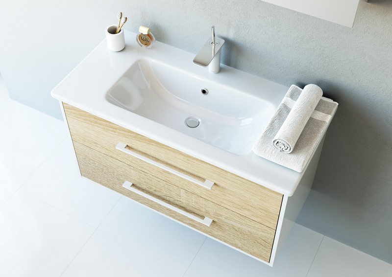 Майами Тумба под умывальник подвесная, Mai.01.10 AQWELLA MIAMI 641235 - Вид №1