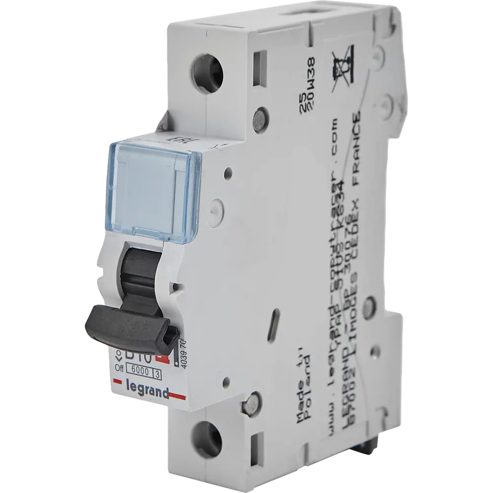 Автоматический выключатель Legrand TX3 1P B10 А 6 кА STLM-2167823