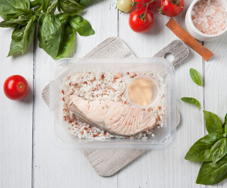 6872 Семга на пару с рисом ассорти Вкусляндия  - Вид №2