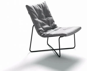 DE PADOVA Кресло со съемным чехлом из ткани