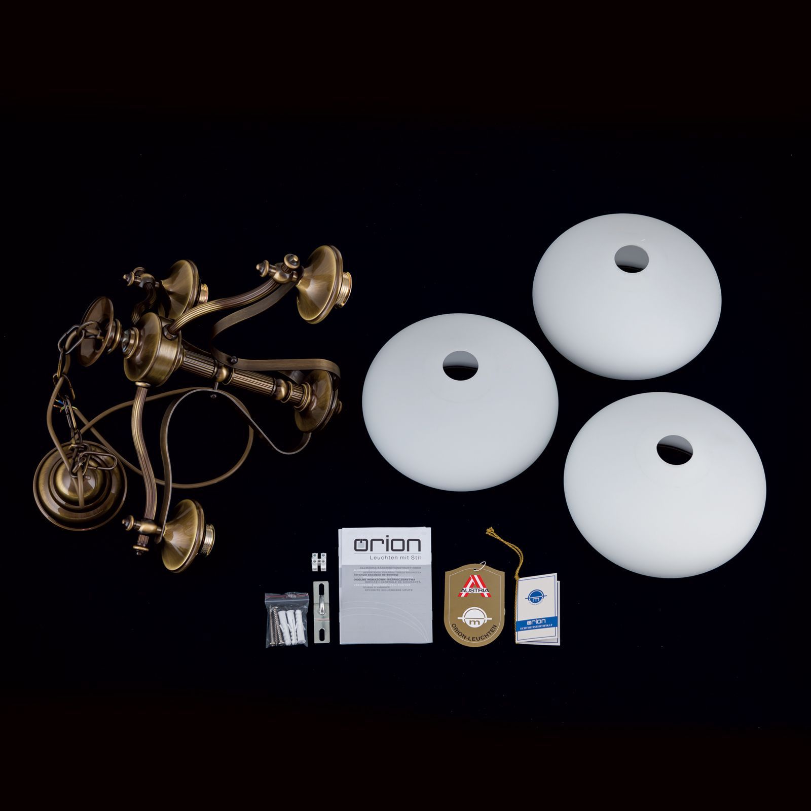 Опаловая стеклянная люстра Orion ARCH-00132183 - Вид №3