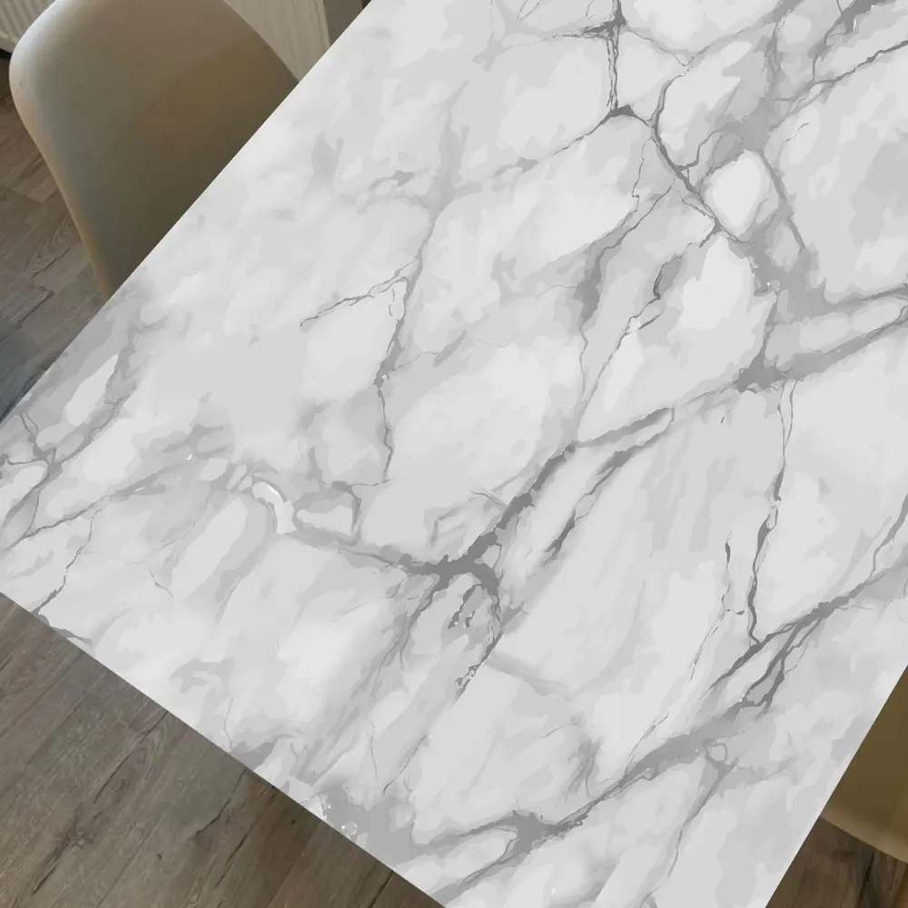 Скатерть Сильвер прямоугольная 60x90 см цвет серо-белый Santreyd STLM-2167789 - Вид №2