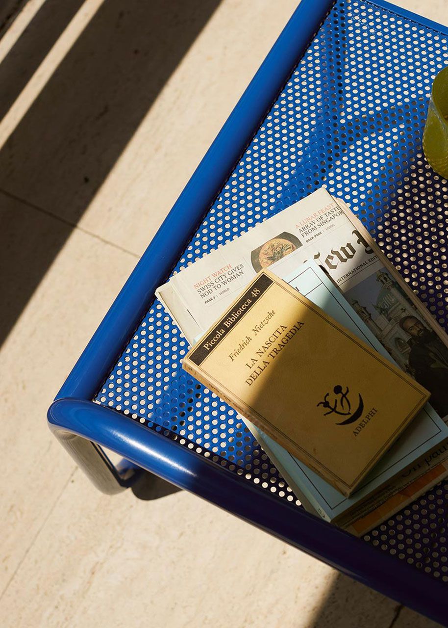 Садовая подставка для ног / журнальный столик из нержавеющей стали Exteta Locus Solus ARCH-00019960 - Вид №4