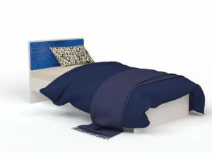 Кровать классика ABC-KING Человек паук Кровать классика ABC-KING с рисунком (190*120) с под.механизмом