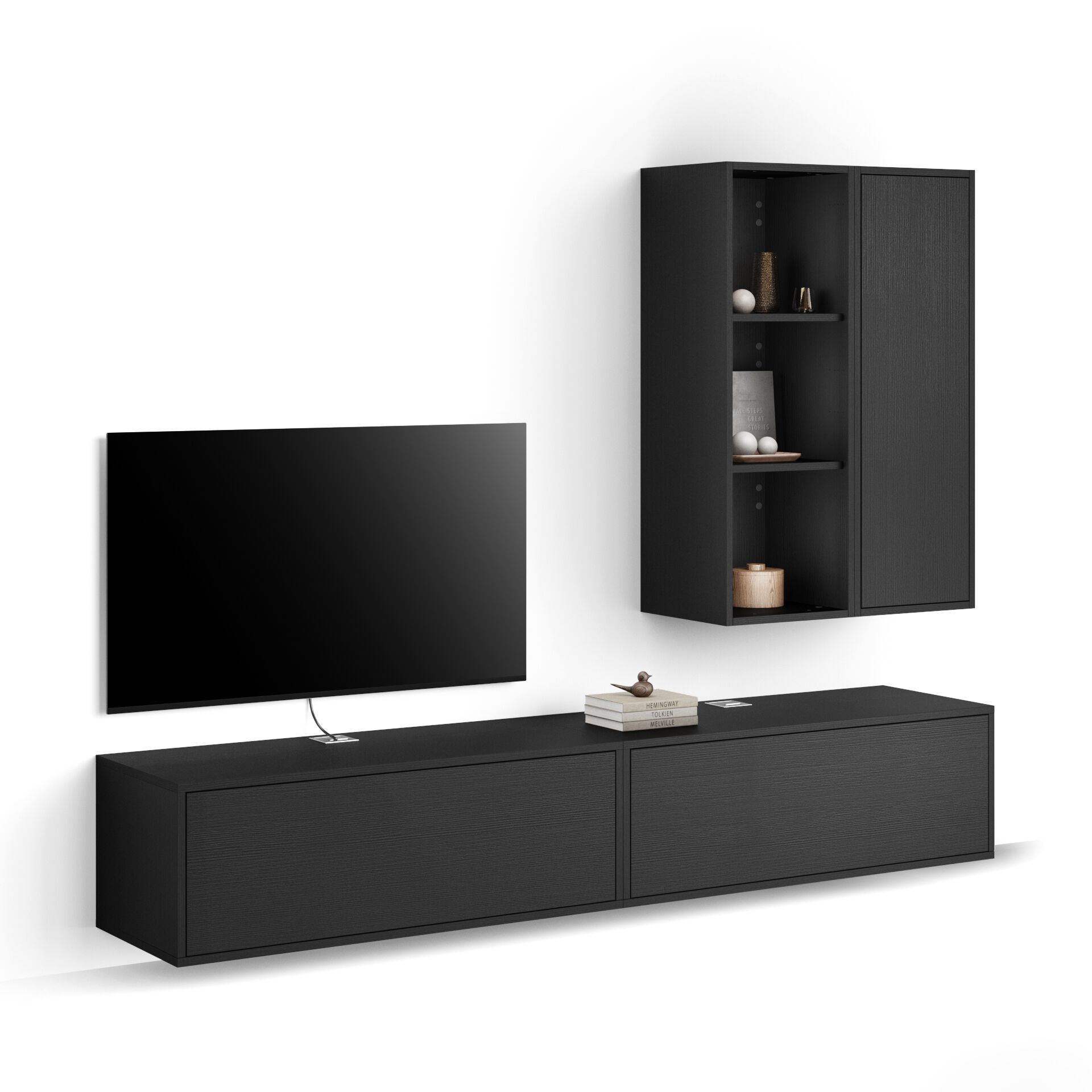 Модульная оборудованная стена установленная стеной в меламинированном Mobili Fiver IACOPO ARCH-00070420 - Вид №62