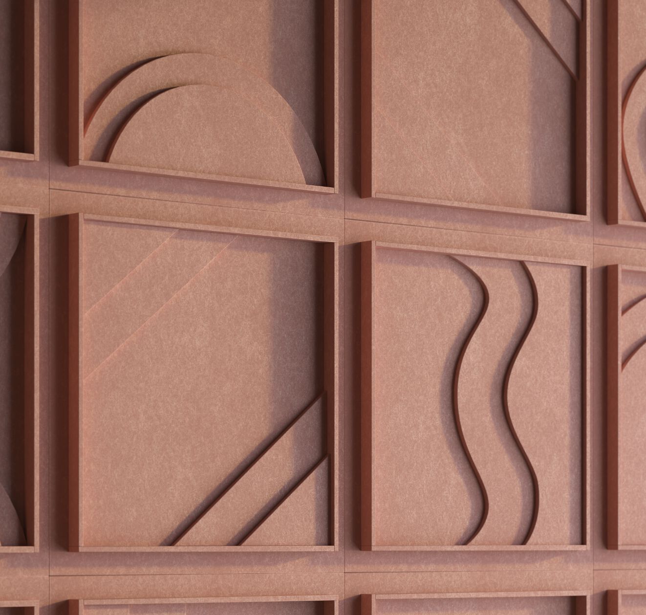 Акустическая панель из полиэфирного волокна ECOcero ECOwall ARCH-00037829 - Вид №1