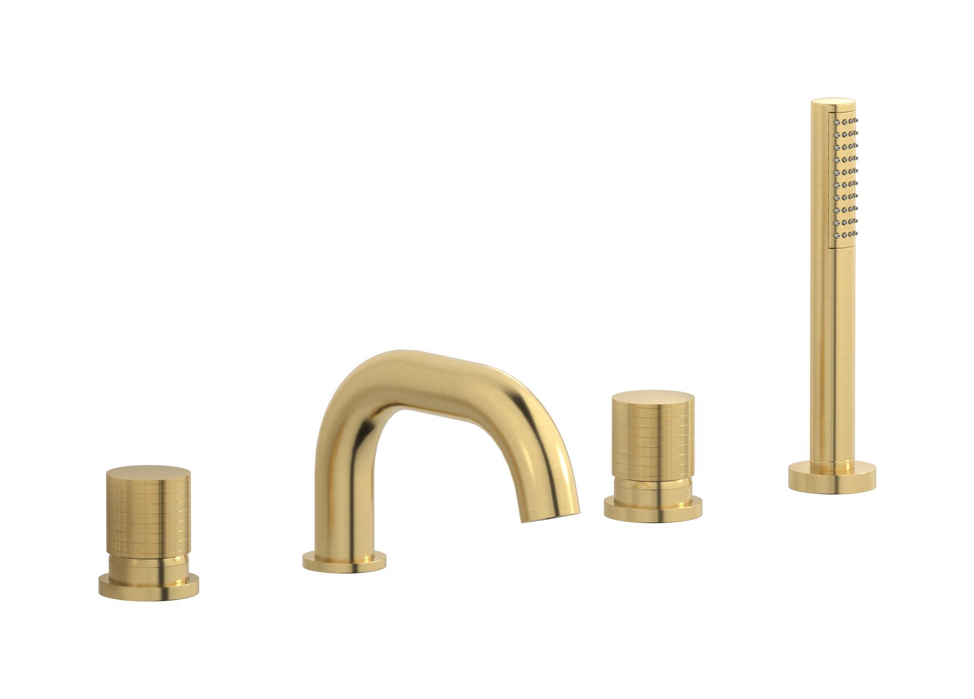 Смеситель для ванны с 4 отверстиями и ручным душем IB Gatsby ARCH-00091977 - Вид №6