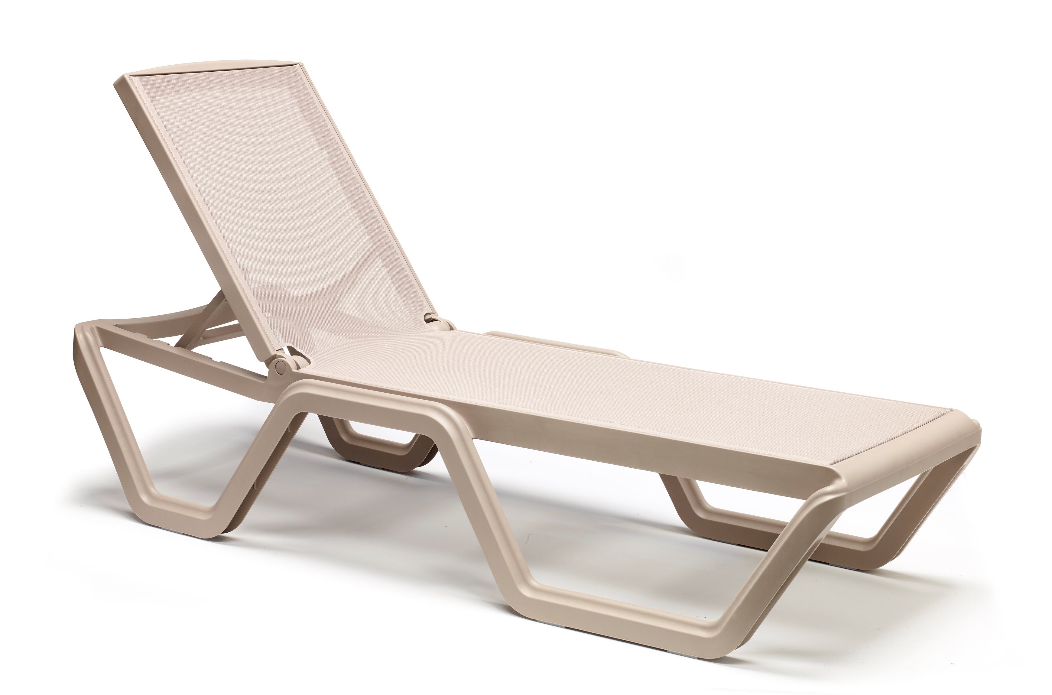 Инженерный пластик откидной штабелируемый садовый шезлонг S-CAB VELA ARCH-00073586 - Вид №3
