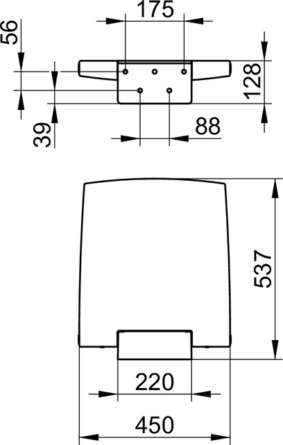 34983170037 Складное сиденье KEUCO Plan Care - Вид №2