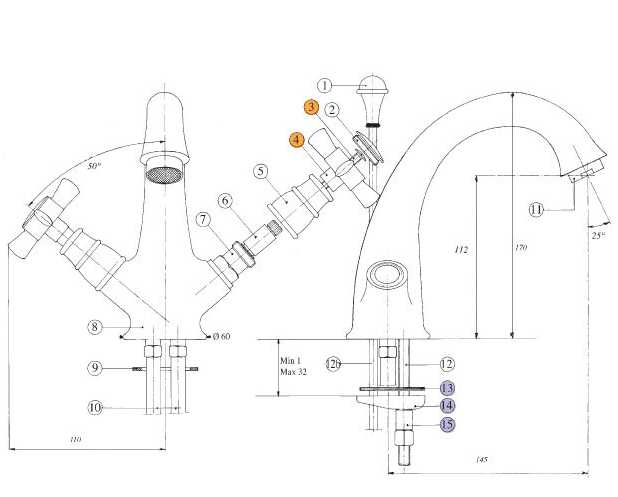 800920JJ18 Смеситель Bandini Old England Santreyd - Вид №2