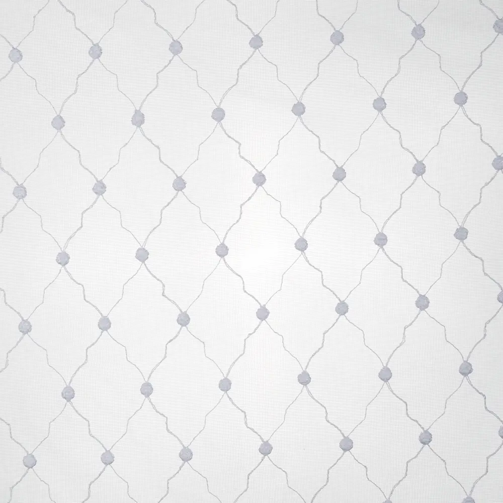 Тюль на ленте «Ромб», 250x260 см, геометрия, цвет белый AMORE MIO STLM-2110027 - Вид №2