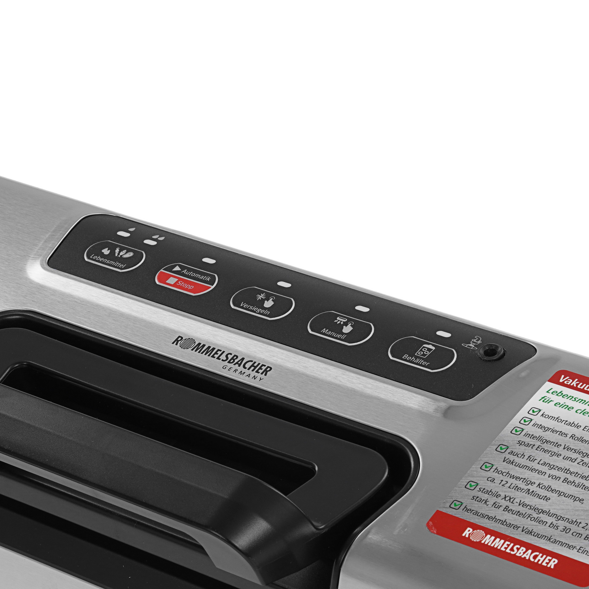 9056318 Вакуумный упаковщик Rommelsbacher VAC 385 STDN-0065250 - Вид №4