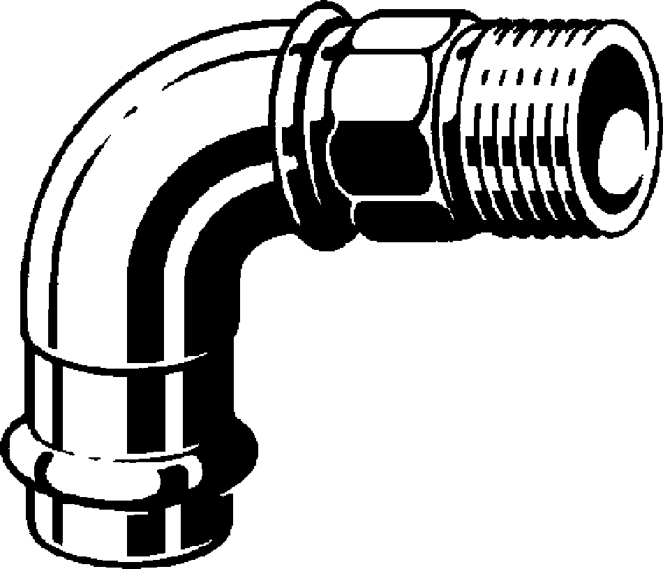 Viega Угольник переходной 90° Profipress G 2614 (345747) 345 747 - Вид №1