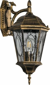 Уличный светильник настенный 50х24х27 см черное золото "Рим" 11320 FERON ПОД СТАРИНУ, ФОНАРЬ 00-3955899 Золото